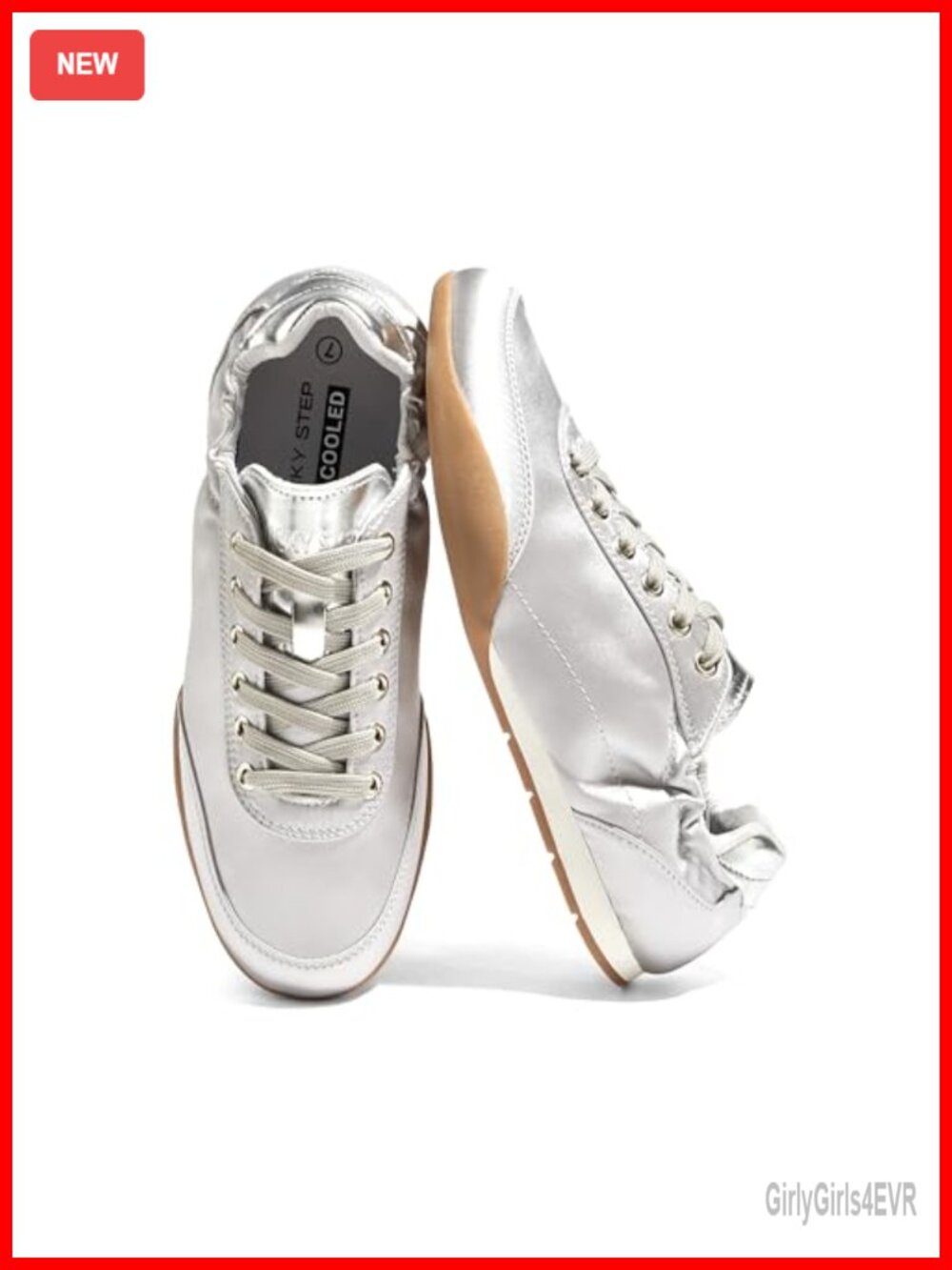 Women's Fashion Sneakers Satin Upper Retro Lace-Up Comfortable Casual Walking